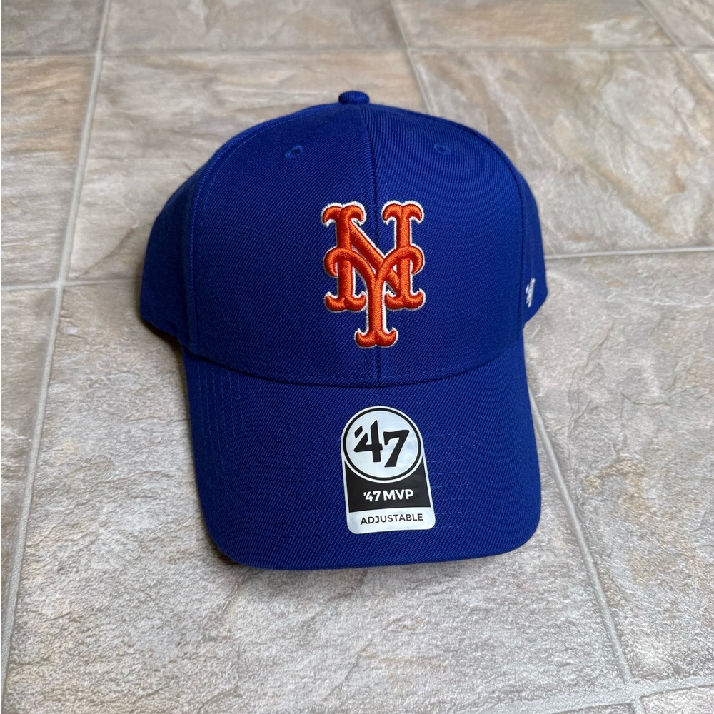New York Mets 47 MVP Hat Mens Size Adjustable Blue NWT MLB Baseball